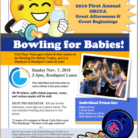 Joshann layout ORCCA - Bowling for babies Poster