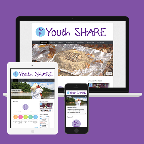 Youth Share website image
