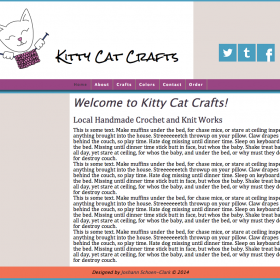 kitty cat crafts CAS206 Final site